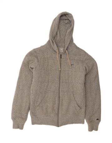 NIKE Mens Zip Hoodie Sweater Small Grey beschikbaar voor biedingen