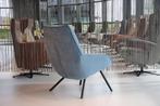 Design fauteuil Gigi in stof licht blauw  van Ojee Design, Nieuw, 75 tot 100 cm, Minder dan 75 cm, Stof