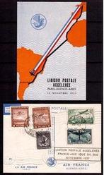 Frankrijk 1936 - Zeldzame ansichtkaart. Versnelde, Gestempeld