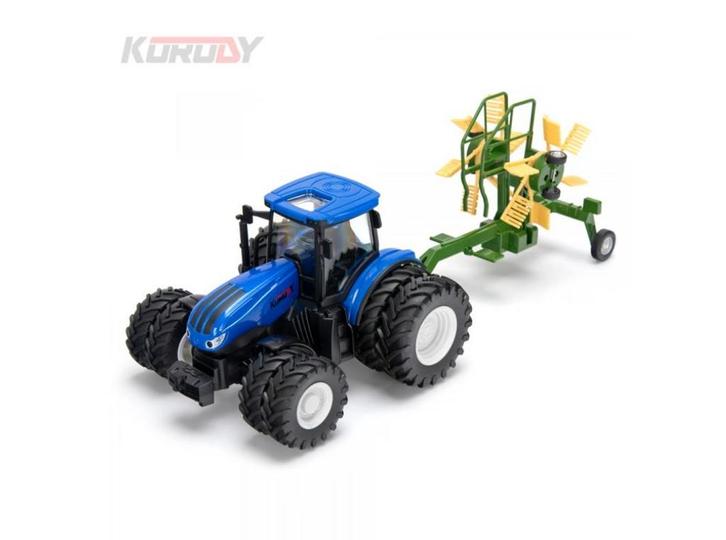 KO6637HB KORODY Tractor with double wheels and haytedder..., Hobby en Vrije tijd, Modelbouw | Radiografisch | Overige