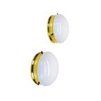 Manifattura Italiana anni 60 - Plafondlamp (2) - 2 elegante, Antiek en Kunst, Antiek | Lampen