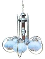 Manifattura Italiana - Plafondlamp - Metaal, Chroom, Glas -, Antiek en Kunst