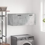 vidaXL Wandkast 80x36,5x35 cm bewerkt hout betongrijs, Huis en Inrichting, Kasten | Overige, Verzenden, Nieuw