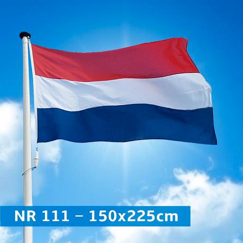 NR 111: Nederlandse vlag 150x225 cm marineblauw, Diversen, Vlaggen en Wimpels, Nieuw