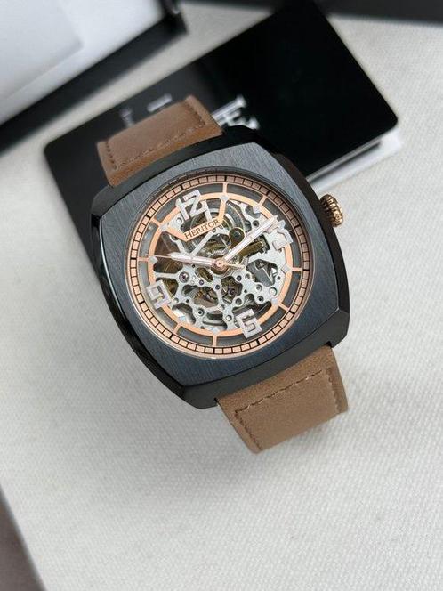 Heritor - Heritor Automatic Gatling Skeletonized - Zonder, Sieraden, Tassen en Uiterlijk, Horloges | Heren