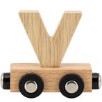 Houten lettertrein in naturel hout – losse letter W om de., Kinderen en Baby's, Ophalen of Verzenden, Nieuw