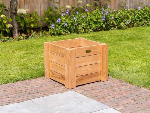 Vierkante plantenbak | stoere uitstraling | ruime collectie, Tuin en Terras, Bloembakken en Plantenbakken, 30 tot 60 cm, Minder dan 60 cm