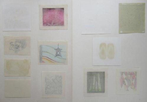 Set of 12 original prints by  - various - Japan, Antiek en Kunst, Antiek | Overige Antiek