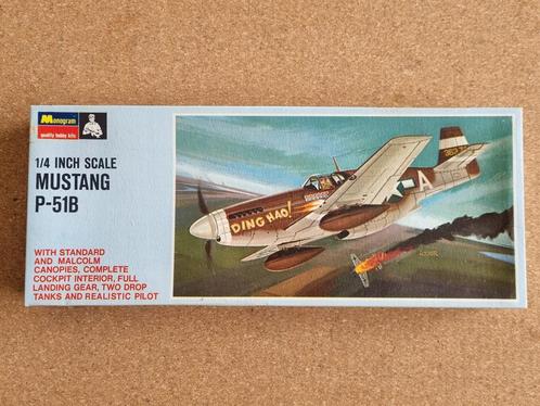 Monogram PA136-100 Mustang P-51B 1:48, Hobby en Vrije tijd, Modelbouw | Vliegtuigen en Helikopters, Verzenden