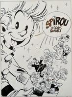 Krings, Jean-Marc - 1 Original drawing - Journal de Spirou -, Boeken, Stripboeken, Nieuw