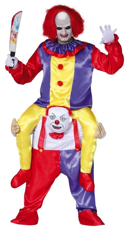 Killer Clown Carry me kostuum Heren, Hobby en Vrije tijd, Feestartikelen, Nieuw, Verzenden