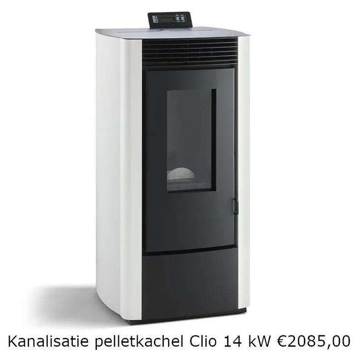 Verwarm extra ruimte met 1 pelletkachel met kanalisatie, Huis en Inrichting, Kachels, Pelletkachel, Hout, Nieuw, Vrijstaand, Ophalen of Verzenden