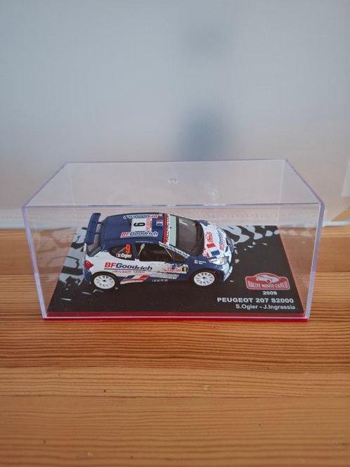 Rallye Monte-Carlo 1:43 - Modelauto (9) - Peugeot 207 S2000,, Hobby en Vrije tijd, Modelauto's | 1:5 tot 1:12