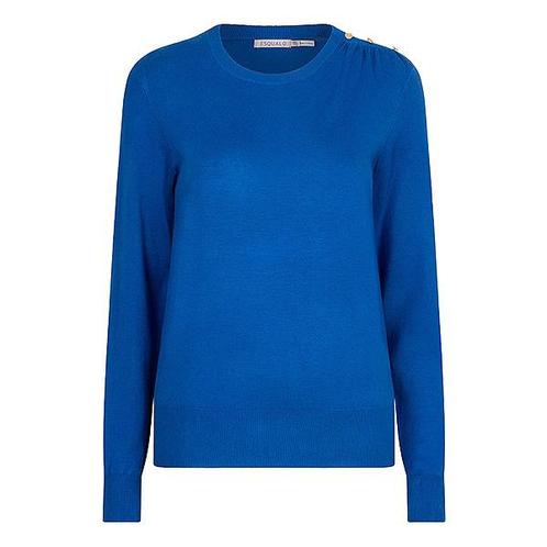 -30% Esqualo  Esqualo Sweater f24-07532 brilliant blue  maat, Kleding | Dames, Truien en Vesten, Blauw, Nieuw, Verzenden