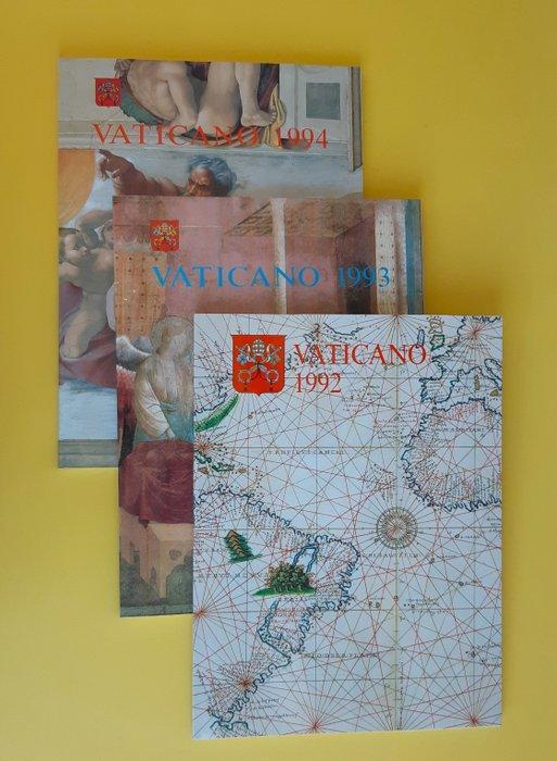 Vaticaanstad 1992/1994 - Volume Filatelico 3 stuks, Postzegels en Munten, Postzegels | Europa | Italië
