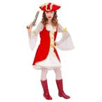 Piraat Jurk Rood Wit Meisje, Kinderen en Baby's, Carnavalskleding en Verkleedspullen, Nieuw, Verzenden