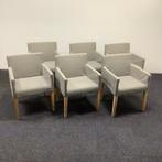 Tweedehands complete set van 6 stuks Casa Milano stoelen /, Huis en Inrichting, Stoelen, Ophalen of Verzenden, Gebruikt, Stof