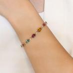 Armband - 18 karaat Roségoud - 5.98ct. tw. Toermalijn -, Sieraden, Tassen en Uiterlijk, Armbanden, Nieuw