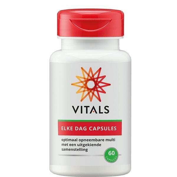 Vitals Elke dag - 60 capsules, Diversen, Verpleegmiddelen, Nieuw, Verzenden