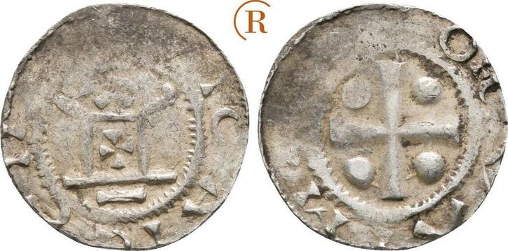 Denar Mainz Koenigliche Muenzstaette: Otto Iii, 983-1002:, Postzegels en Munten, Munten | Europa | Niet-Euromunten, Verzenden