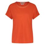 -50% Nukus  Nukus Ss24013361 secchia top coral  maat XS, Kleding | Dames, Blouses en Tunieken, Verzenden, Nieuw, Rood