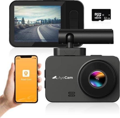 AyeCam Dashcam Pro Max - FULL HD &amp; Nachtvisie – G-Sensor, Auto diversen, Dashcams, Zo goed als nieuw, Ophalen of Verzenden