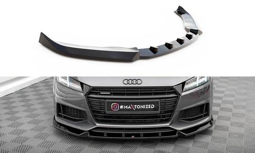 Voorspoiler V.2 Audi TT S-Line / TTS 8S Maxton Glans Zwart, Auto-onderdelen, Carrosserie en Plaatwerk, Ophalen of Verzenden