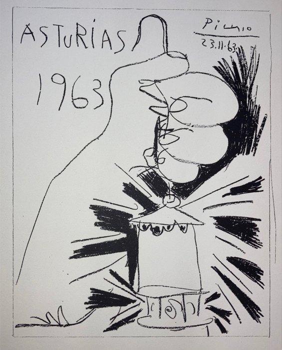 Pablo Picasso (1881-1973) - Asturias, 1963, Antiek en Kunst, Antiek | Overige Antiek