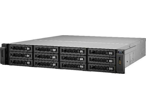 QNAP REXP-1220U-RP disk array Rack (2U) Zwart, Huis en Inrichting, Woonaccessoires | Overige, Nieuw, Verzenden