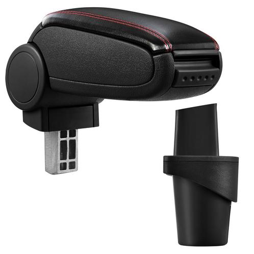 Armsteun-VW Touran-Caddy-2K-2003-kunstleer-zwart+rood stikse, Auto-onderdelen, Interieur en Bekleding, Nieuw, Verzenden