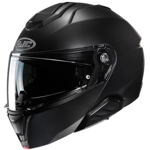 HJC i91 - Mat Zwart, Motoren, Kleding | Motorhelmen, M, HJC, Systeemhelm, Verzenden