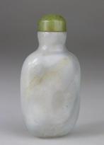 Prachtige tabakdoos en jadehoutsnijwerk - Jade Pale -, Antiek en Kunst