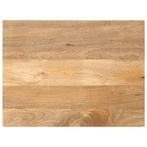 Mango Houten Tafelblad 80x60 - Retourdeal, Duurzaam en Go..., Huis en Inrichting, Tafelonderdelen, 50 tot 100 cm, Rustiek, Nieuw