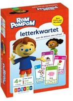 Rompompom - Letterkwartet | Zwijsen - Educatieve spellen, Kinderen en Baby's, Speelgoed | Educatief en Creatief, Nieuw, Verzenden