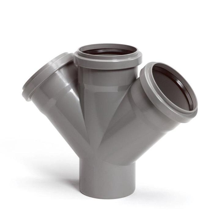 manchet dub.T-st.3xM/S 45gr110, Doe-het-zelf en Verbouw, Buizen en Afvoer, Ophalen of Verzenden