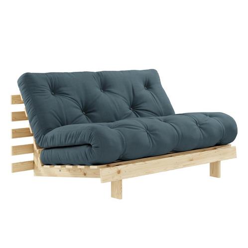 19% Korting | Karup Design Roots Slaapbank, Huis en Inrichting, Slaapkamer | Slaapbanken, Blauw, Zo goed als nieuw, Verzenden