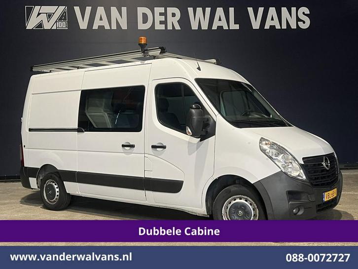 Opel Movano | 2.3 Turbo 146pk L2H2 Dubbele cabine Euro6, Auto's, Bestelauto's, Dealer onderhouden, Te koop, Handgeschakeld, Diesel