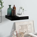vidaXL Wandschap zwevend 23x23,5x3,8 cm MDF hoogglans zwart, Huis en Inrichting, Woonaccessoires | Wandplanken en Boekenplanken