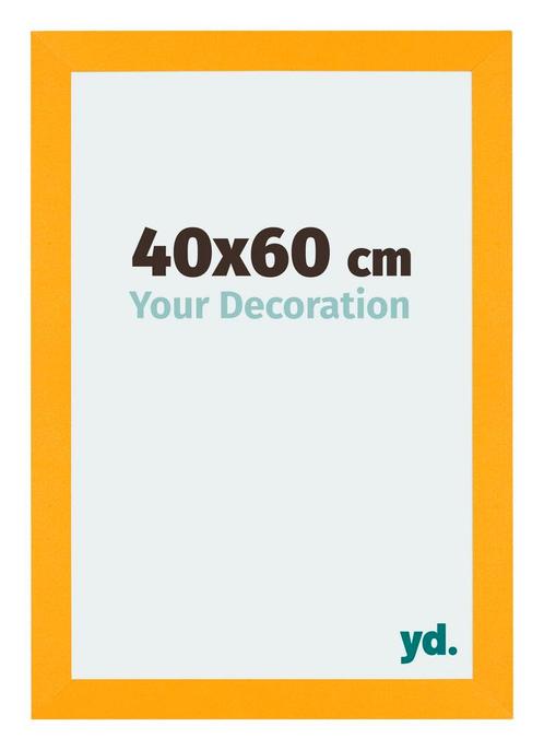 Fotolijst 40x60 cm - Geel - MDF - Mura, Huis en Inrichting, Woonaccessoires | Lijsten, Nieuw, Verzenden