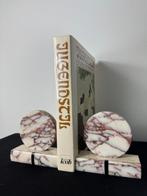 Boekensteunen (2) - Elegante Antieke Marmeren Boekensteunen