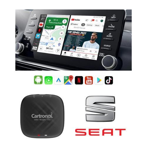 CarPlay YouTube box CTX-777 Draadloos voor Seat  Android 13, Auto diversen, Autoradio's, Ophalen of Verzenden