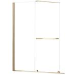 REA Glanzende gouden badwand - gehard glas - draaifunctie..., Doe-het-zelf en Verbouw, Sanitair, Ophalen of Verzenden, Nieuw