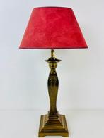 Tafellamp - Art Deco Amsterdamse school messing tafellamp