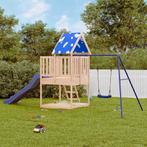 vidaXL Speelhuis massief grenenhout, Kinderen en Baby's, Speelgoed | Buiten | Speeltoestellen, Verzenden, Nieuw