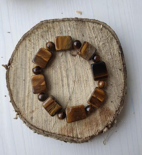 Tijgeroog armband voor mannen en vrouwen, Sieraden, Tassen en Uiterlijk, Armbanden