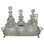 Dienblad - Sheffield Silver Plate - Koper, Verzilverd, Antiek en Kunst, Antiek | Meubels | Tafels