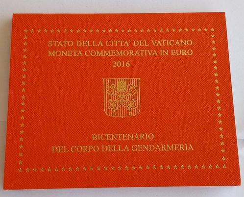 Vaticaan. 2 Euro 2016 Gendarmeria + Giubileo della, Postzegels en Munten, Munten | Europa | Euromunten