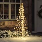 vidaXL Kerstboom met 240 LED Warmwit 180 cm Rattan, Diversen, Kerst, Verzenden, Nieuw