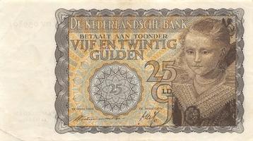 Nederlandse 25 Gulden 1940 Prinsesje Div. Kwaliteiten
