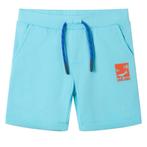 vidaXL Kindershorts met trekkoord 128 zeeblauw, Verzenden, Nieuw